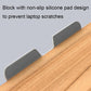 Adjustable Wooden Laptop Stand - Darkwood - Electronics >