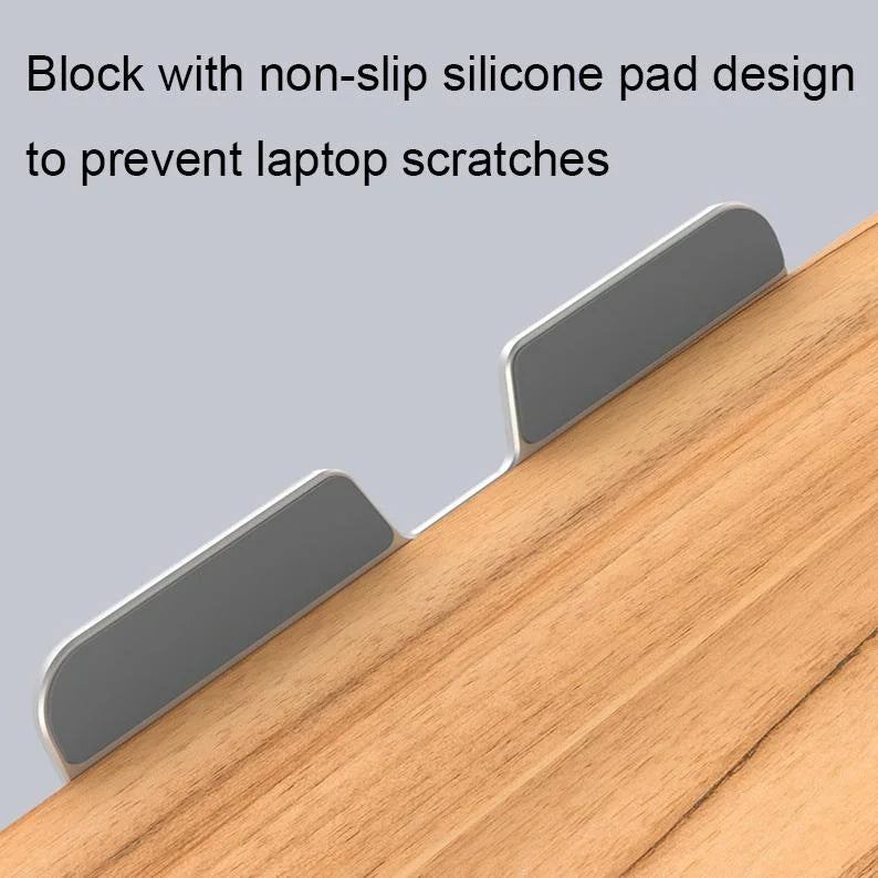 Adjustable Wooden Laptop Stand - Darkwood - Electronics >