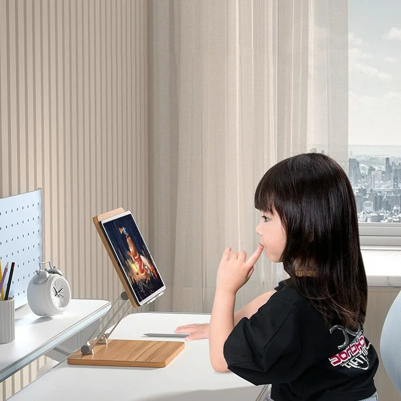 Adjustable Wooden Laptop Stand - Darkwood - Electronics >