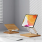 Adjustable Wooden Laptop Stand - Darkwood - Electronics >