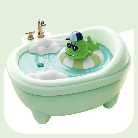 Adorable Bathtub Humidifier with Colorful Night Light