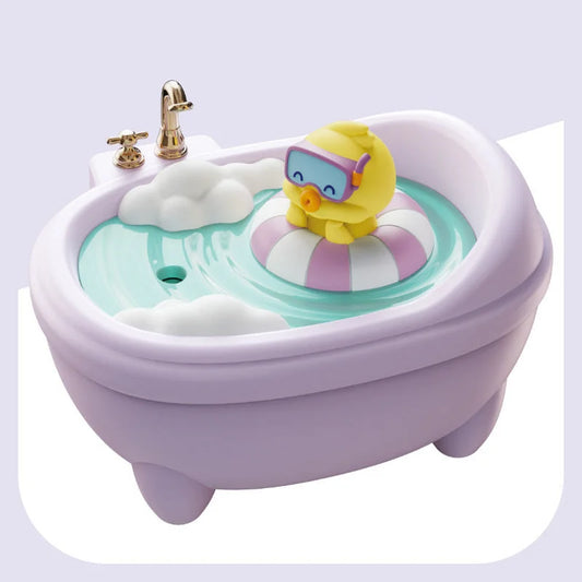 Adorable Bathtub Humidifier with Colorful Night Light