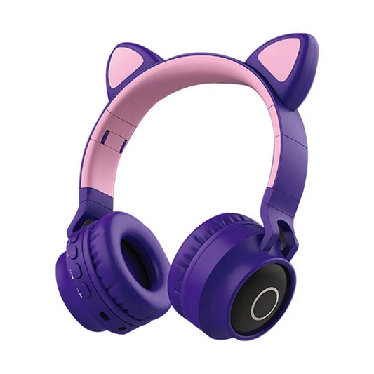 Adorable Cat Ear Wireless Headphones - Bluetooth 5.0
