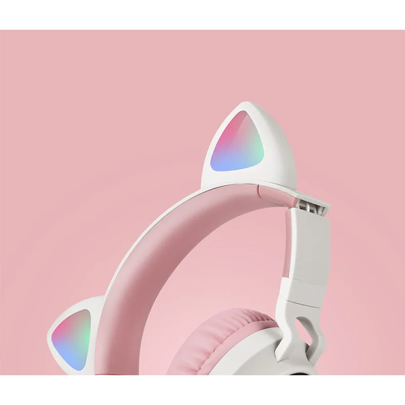 Adorable Cat Ear Wireless Headphones - Bluetooth 5.0