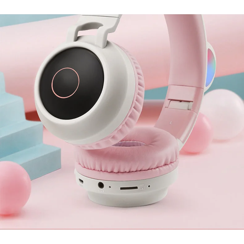 Adorable Cat Ear Wireless Headphones - Bluetooth 5.0