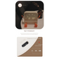 Adorable Toast-Shaped Digital Alarm Clock with Night Light