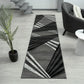 Adore Geometric Textural Rug - Grey - 160x230 - Home &