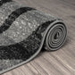 Adore Geometric Textural Rug - Grey - 160x230 - Home &