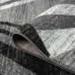 Adore Geometric Textural Rug - Grey - 160x230 - Home &