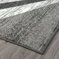 Adore Geometric Textural Rug - Grey - 160x230 - Home &