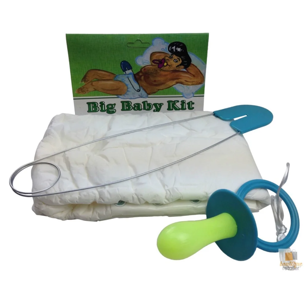 ADULT BABY COSTUME Big Giant Diaper Fancy Dress Dummy Nappy
