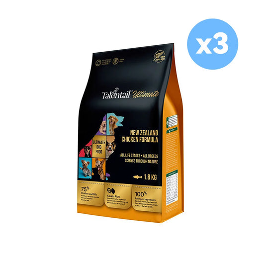 Adult Dog Food TALENTAIL ULTIMATE Nz Chicken 5.4Kg (1.8kg x