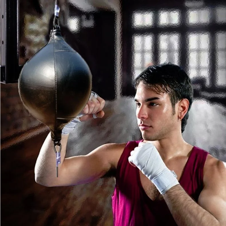 Adult Hanging Speed Ball For Boxing Fitness - Free Punching