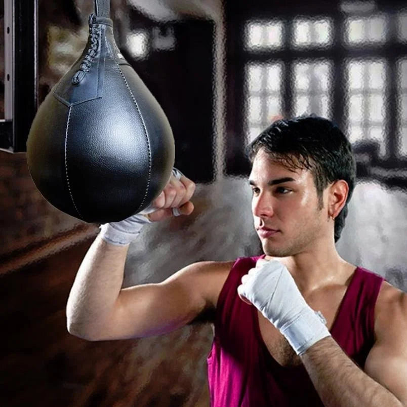 Adult Hanging Speed Ball For Boxing Fitness - Free Punching