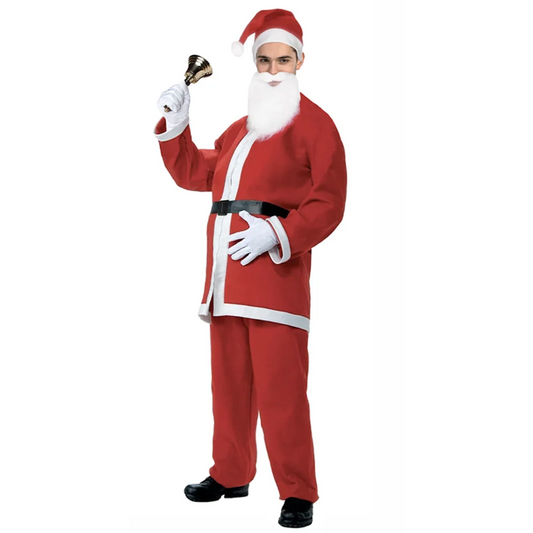 ADULT SANTA CLAUS COSTUME Suit Father Xmas Party Outfit