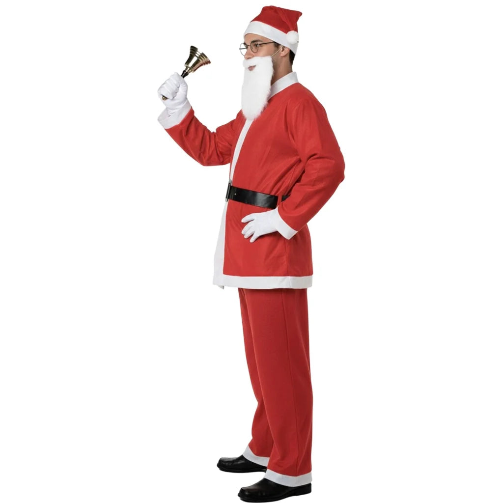 ADULT SANTA CLAUS COSTUME Suit Father Xmas Party Outfit