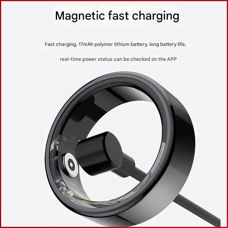 Advanced Smart Health Ring - 24/7 Heart Rate SpO2 Sleep &