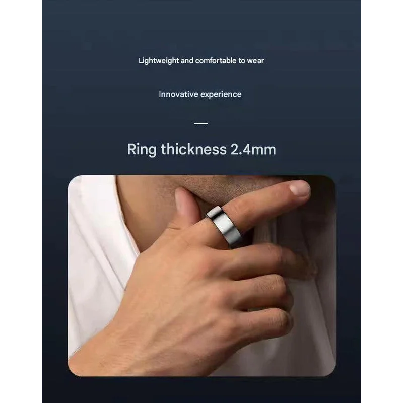 Advanced Smart Health Ring - 24/7 Heart Rate SpO2 Sleep &