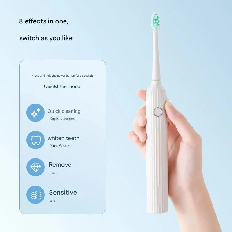 Advanced Sonic Electric Toothbrush - 8 Modes Long Battery