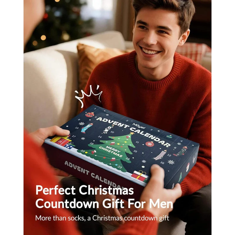 Advent Calendar 2025 Adult Men 24 Days of Christmas Cotton