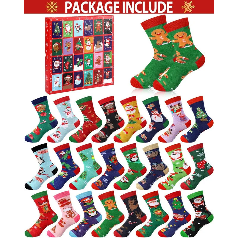 Advent Calendar 2025 Adult Men 24 Days of Christmas Cotton