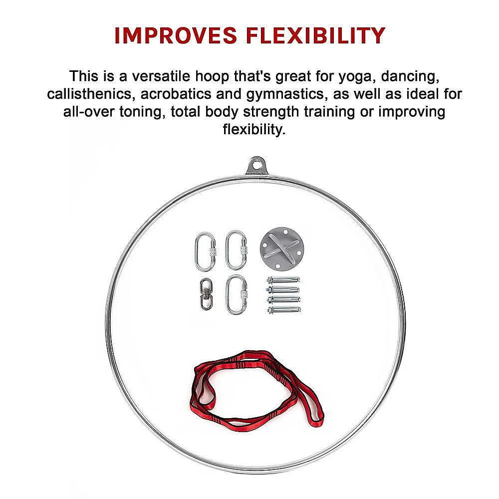 Aerial Yoga Hoop 90CM Lyra Hoop Circus Single Point Aerial