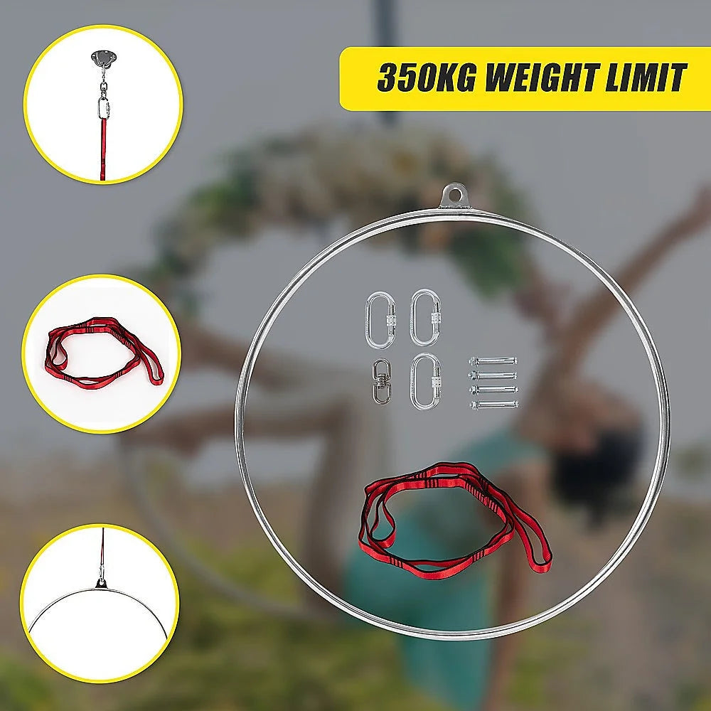 Aerial Yoga Hoop 90CM Lyra Hoop Circus Single Point Aerial