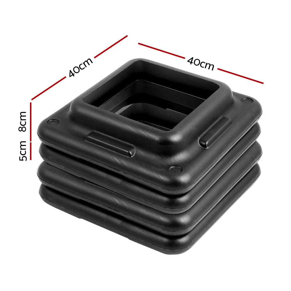 Aerobic Step Risers Set of 4 Exercise Stepper