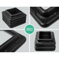 Aerobic step risers with exercise stepper workout gym fitness
