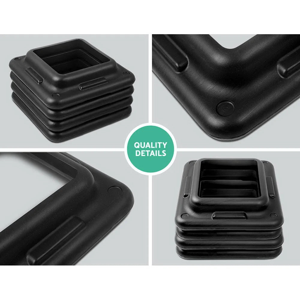 Aerobic step risers with exercise stepper workout gym fitness