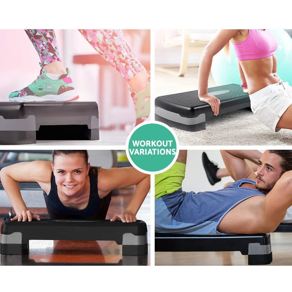 Step Riser Gym Aerobic Stepper Exercise Bench Riser – Home My Garden