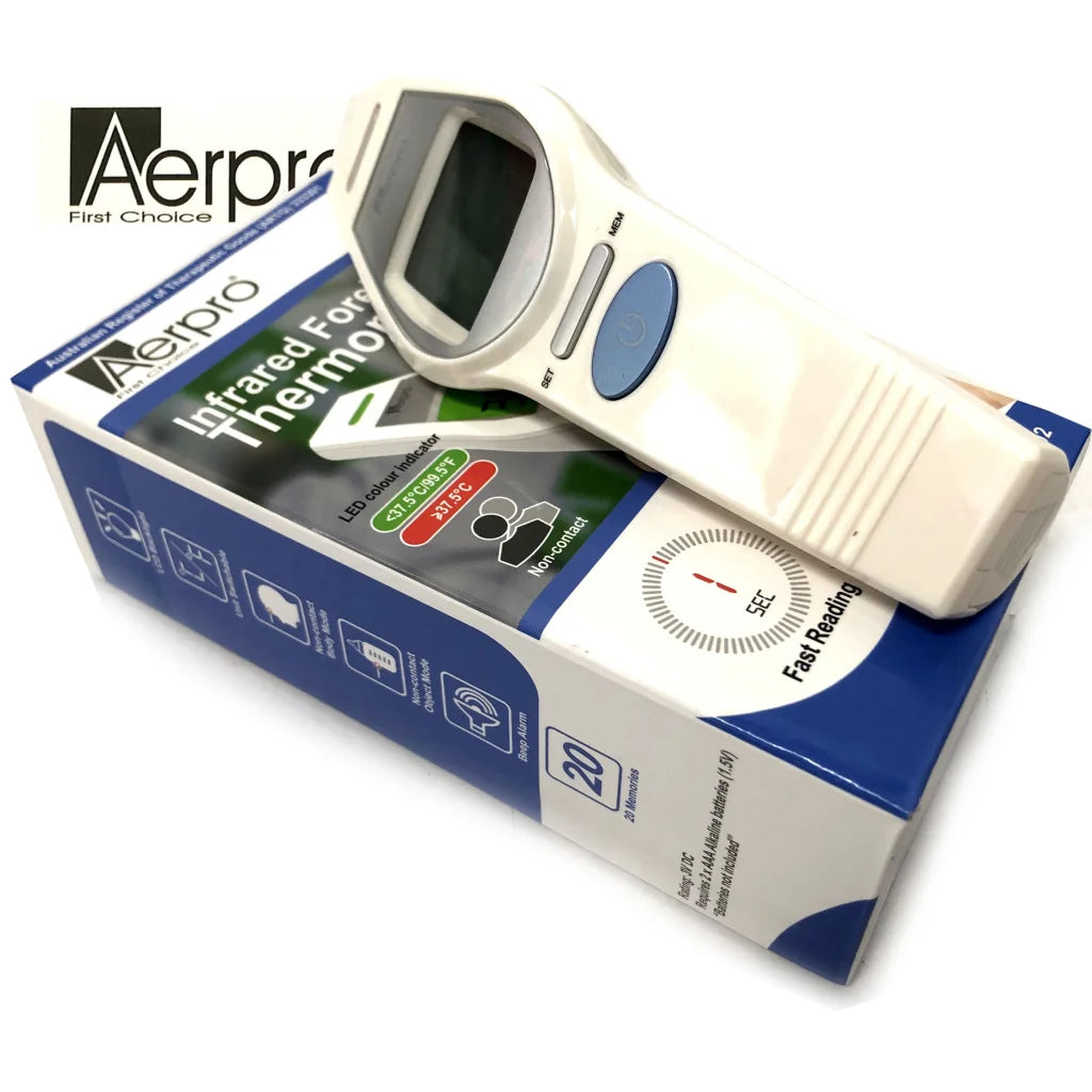 Aerpro Non-Contact Infrared Forehead & Body Thermometer