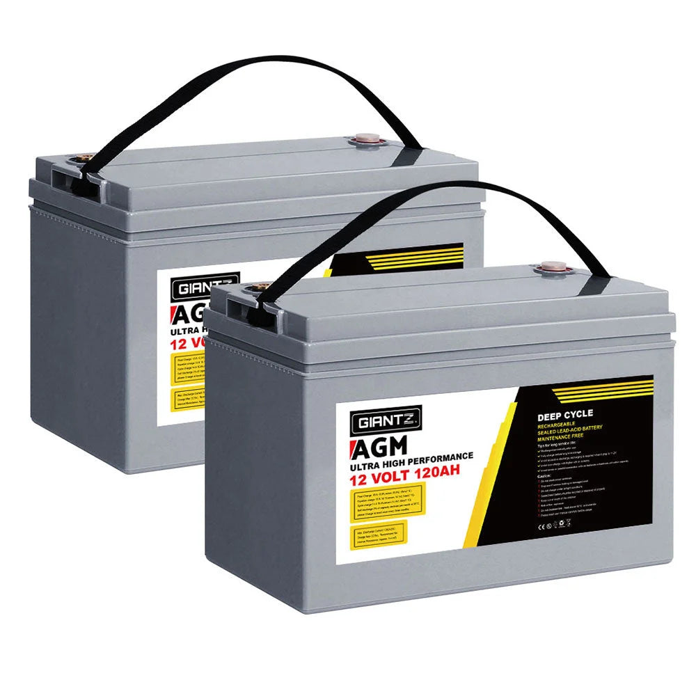 AGM Deep Cycle Battery 12V 120Ah Marine Sealed Power