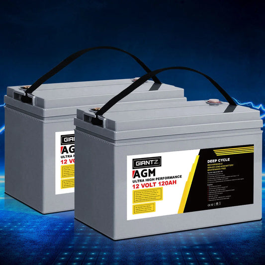 AGM Deep Cycle Battery 12V 120Ah Marine Sealed Power