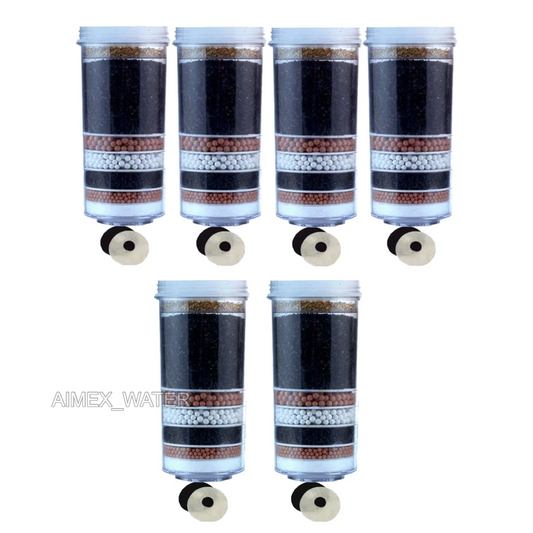 Aimex Water Filter Cartridges 8 Stage x 6 - Appliances