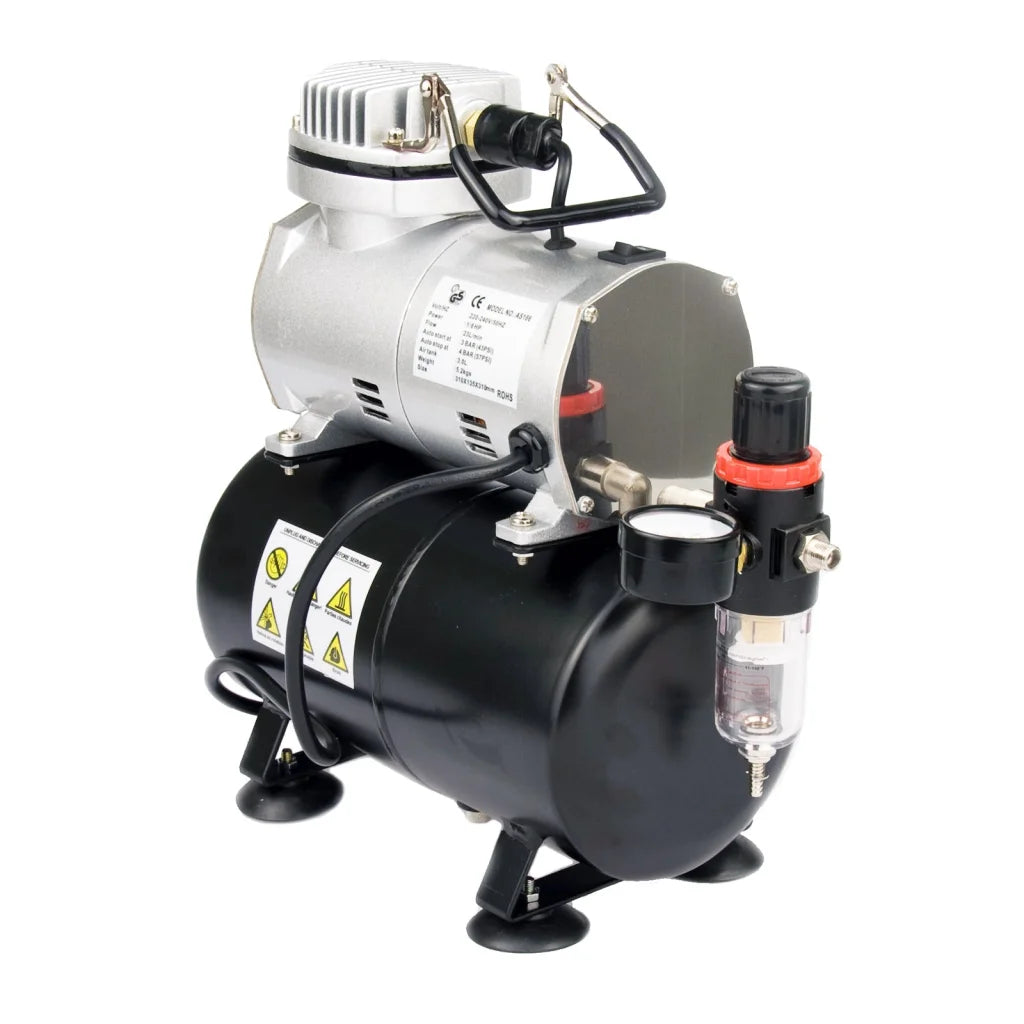 Air Brush Compressor for Spray 1/6HP 3L - Dynamic Power