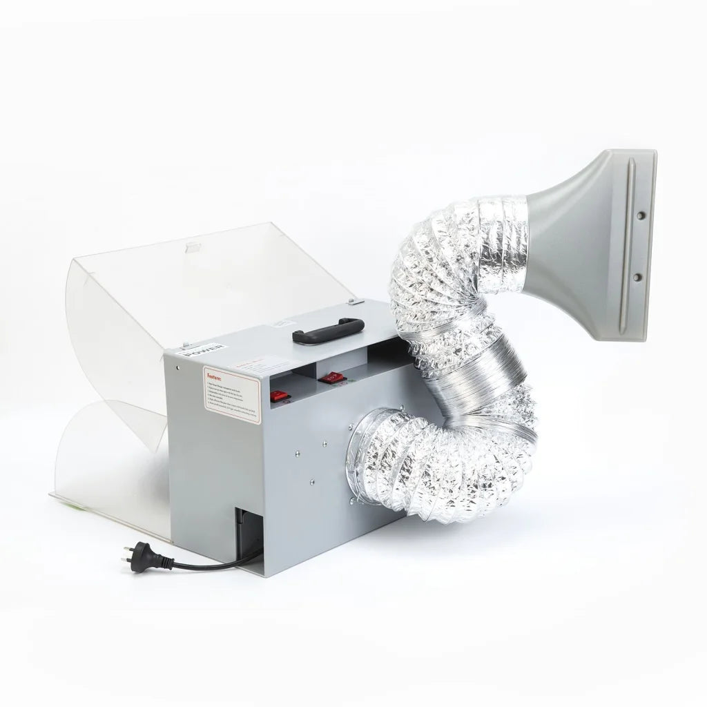 Air Brush Spray Booth Portable Exhaust Fan with LED