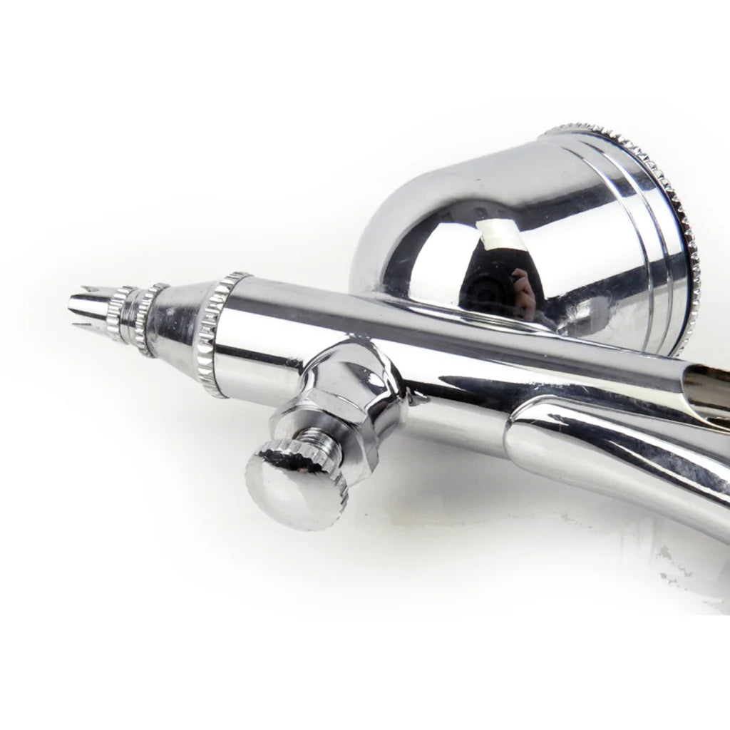 Air Brush Spray Gun Dual Action Micro Air Control Kit 0.2mm