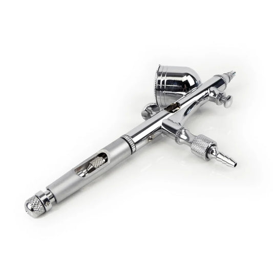 Air Brush Spray Gun Dual Action Micro Air Control Kit 0.2mm