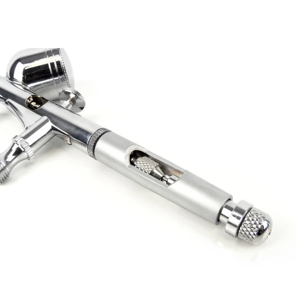 Air Brush Spray Gun Dual Action Micro Air Control Kit 0.2mm