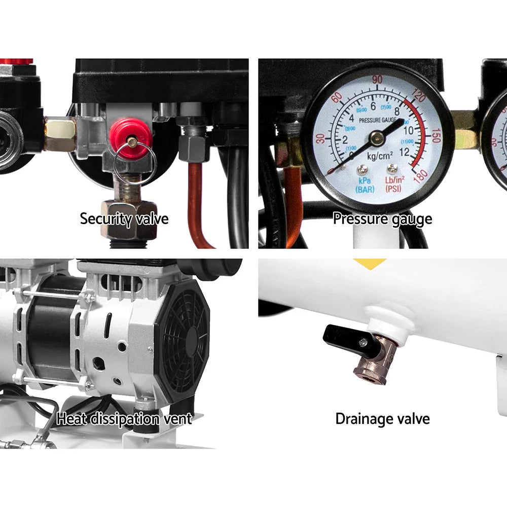 Air Compressor 24L 40 L/min 115psi Oil-Free Portable