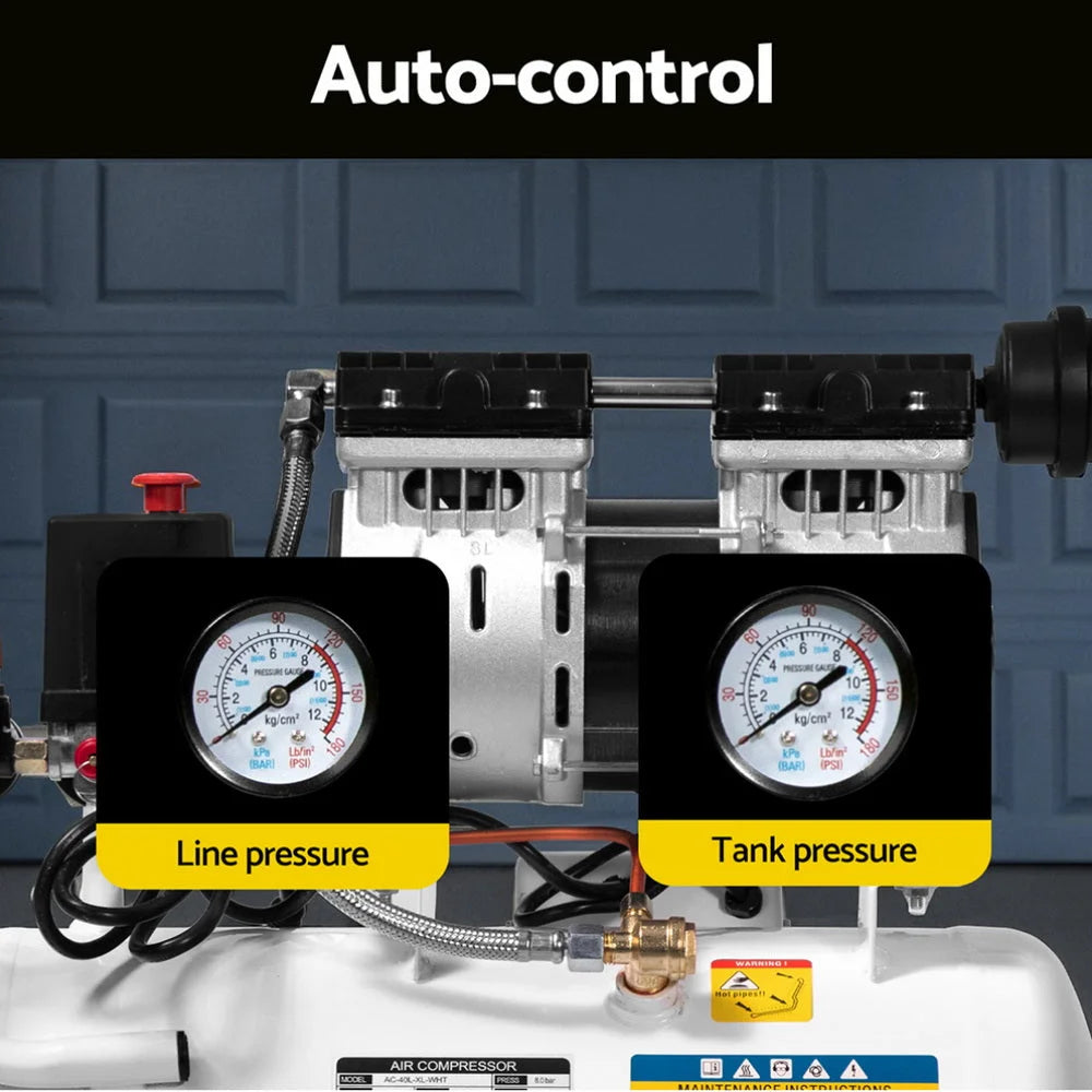 Air Compressor 24L 40 L/min 115psi Oil-Free Portable