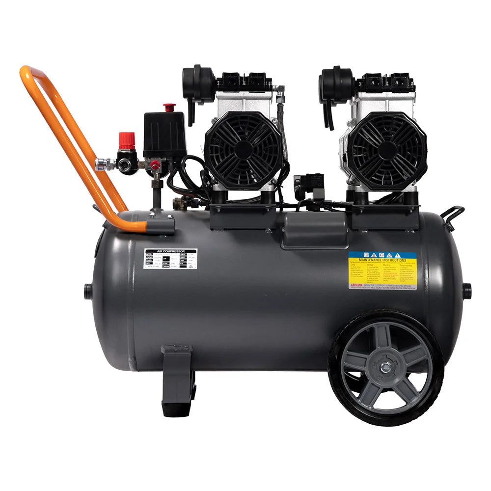 Air Compressor 50L 3.0HP Oil-Free Quiet Portable Inflator