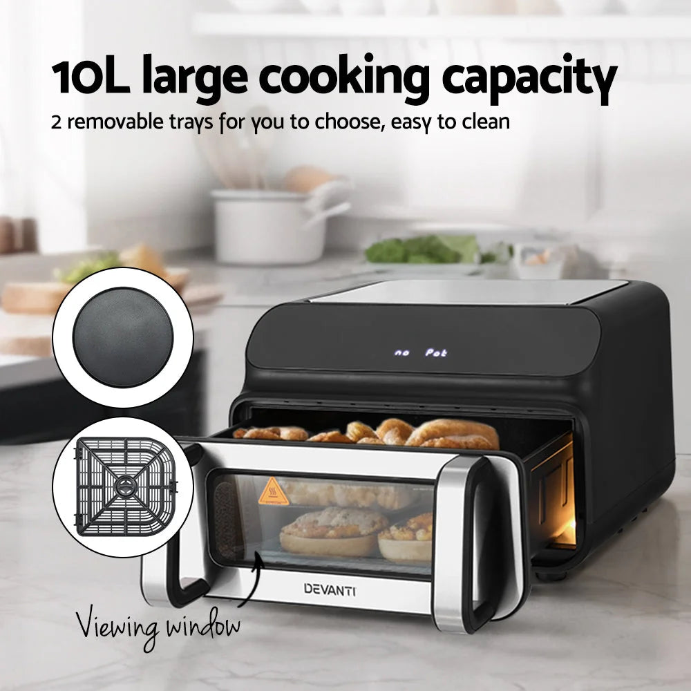 Air Fryer 10L LCD Kitchen Oven - Appliances