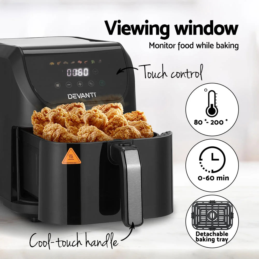 Air Fryer 5L with LCD Touch 1500W - Appliances