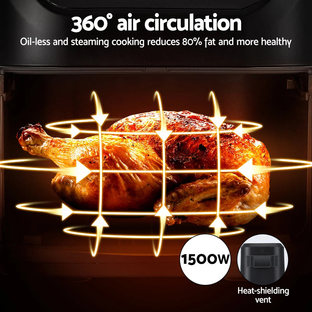 Air Fryer 5L with LCD Touch 1500W - Appliances