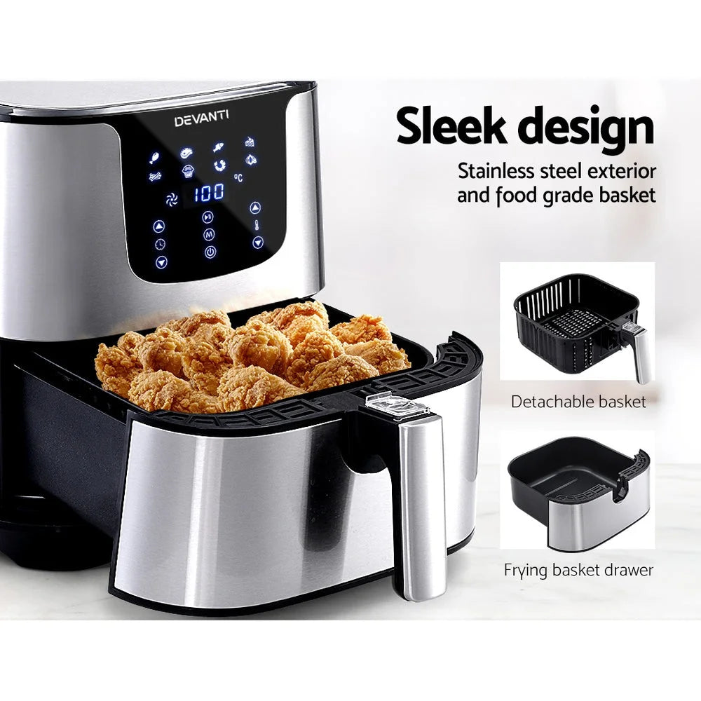 Air Fryer 7L LCD Fryers Oil Free Oven Airfryer Kitchen