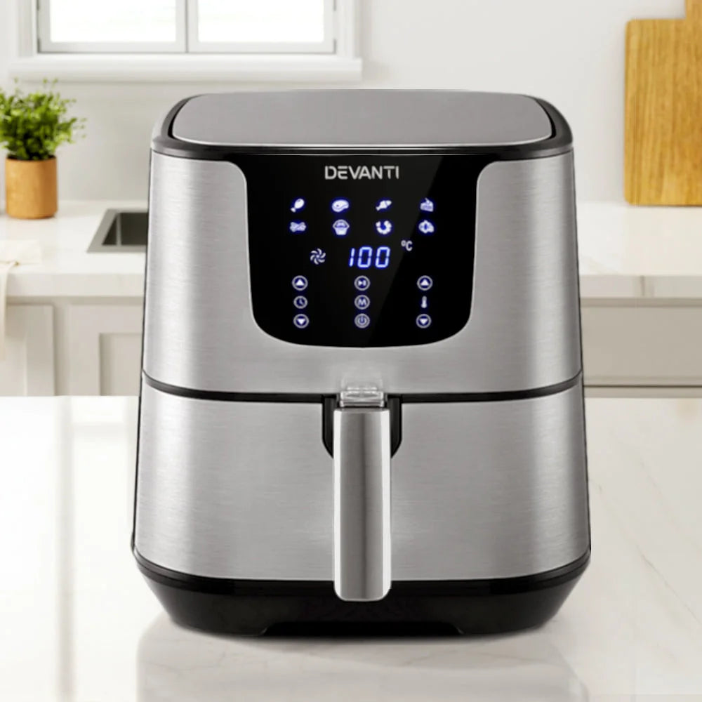 Air Fryer 7L LCD Fryers Oil Free Oven Airfryer Kitchen