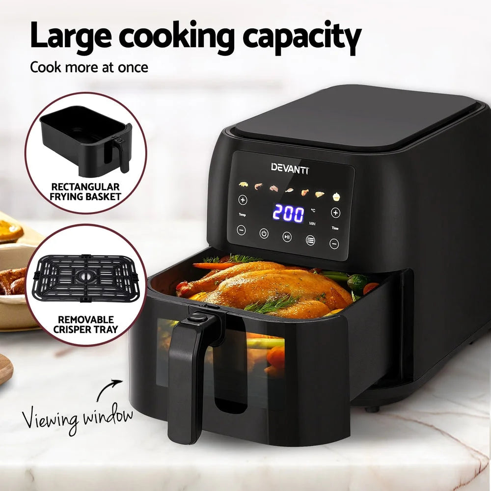 Air Fryer 8L LCD Fryer - Appliances