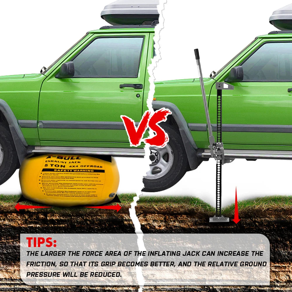 Air Jack Recovery Exhaust Jack Kit 5T Air Bag Multi-Layer